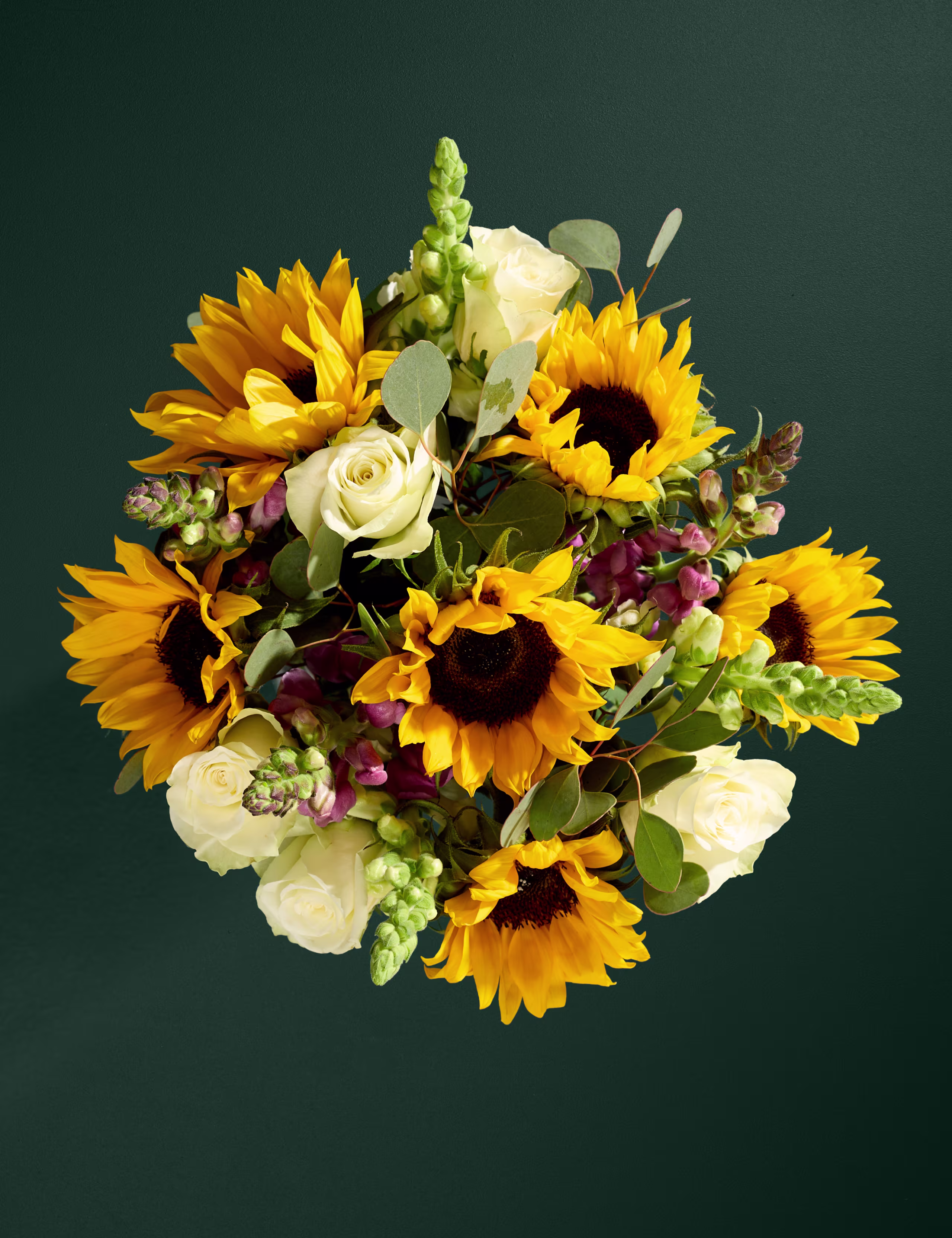 Ayçiçeği & Gül Buketi - Hover